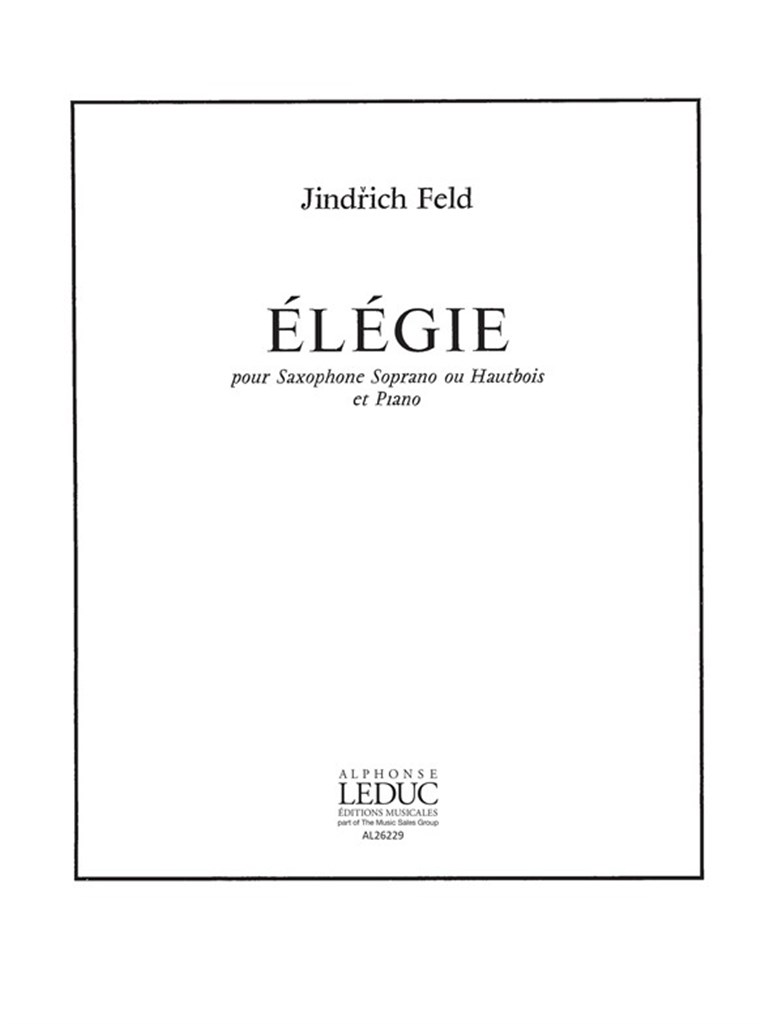 Jindrich Feld: Elegie